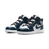 Air Jordan 1 Mid PreSchool 'Armory Navy' (Unisex) Armory Navy / Black / White Kids' Basketball Shoes AR6351 411