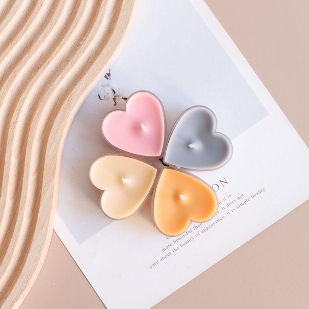 10Pcs Candle Making Supplies Candle Mold Heat-Resistant Candle Wicks Tealight Cups Holders  Wedding