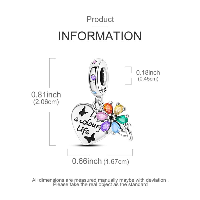 Original Copper Charms Butterfly Cactus Honeybee Flower Potted Plant Beads Pendants Fit Bracelets Diy Jewelry Gift