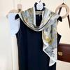Spring Summer Trendy Age Reducing Mom New Thin Scarf Holiday Gift Niche Retro Secret Forest Printed