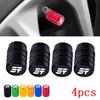 4pcs Car Wheel Tire Valve Caps Tyre Stem Covers Airdust Waterproof For Chery Jetour Traveler T2 2024 2025 Accessories