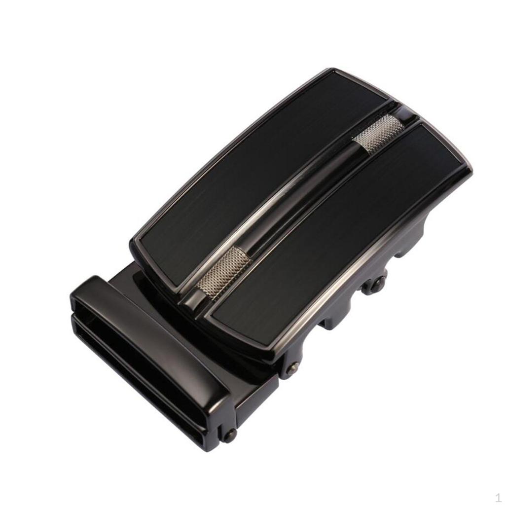 Ratchet Belt Buckle Automatic Buckle,Belt Strap Fashion Click for Pants Apparel