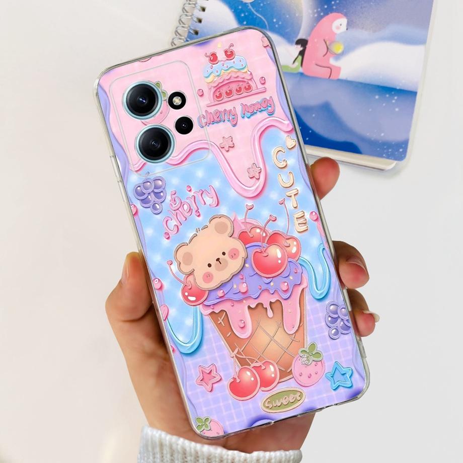 For Xiaomi Redmi Note 12 Pro 4G 5G Note 12s 12r Back Cover Phone Case Soft Clear Silicone Shockproof Protection Funda Coque Capa