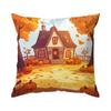 1Pc Autumn Fallen Leaves Pillow Cover For Home Living Room Bedroom Sofa Office Decorative Pillowcase Soft Throw Pillows 45X45Cm