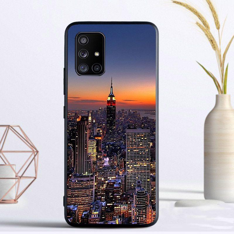 

Чехол для телефона YORK CITY для Samsung Galaxy A13 A53 A11 A12 A32 A22 A52S 5G A10S A41 A42 A33 A20E A30S A40 A51 A71 A21S, чехлы Galaxy A71 4G