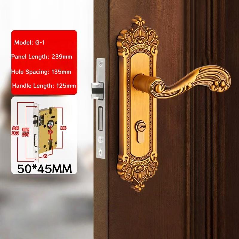 Modern Door Lever Handle With Lock, Keyed Entry, for Interior Doors, Polished Stainless Steel Finish Privacy Door Knob Lock Set