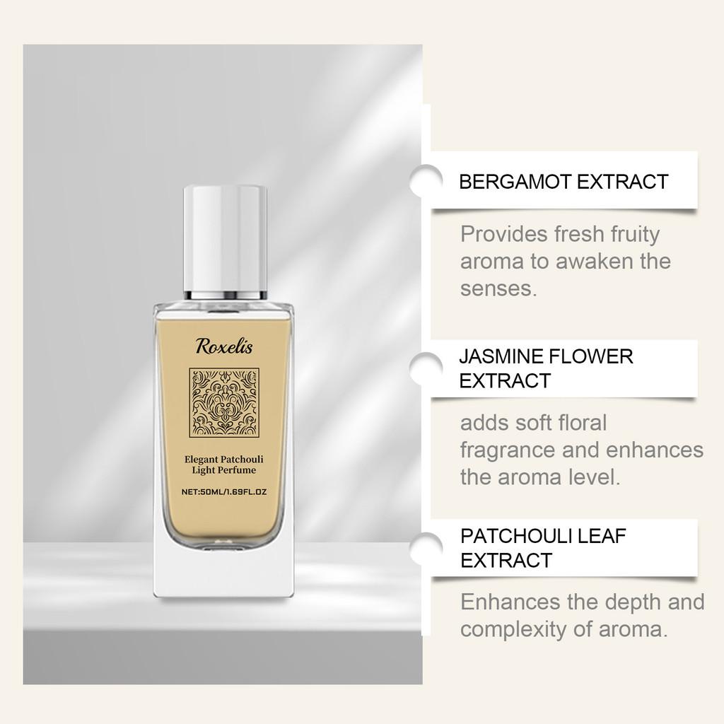 Elegant Patchouli Perfume Travel Size Fresh Fragrance Delicate Alluring Scent Spray