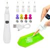 Trådlös Diamond Art-penna Elektrisk Diamond Art-penna med 4 utbytesspetsar Vakuum Diamantplaceringsverktyg för DIY Diamond Art-projekt