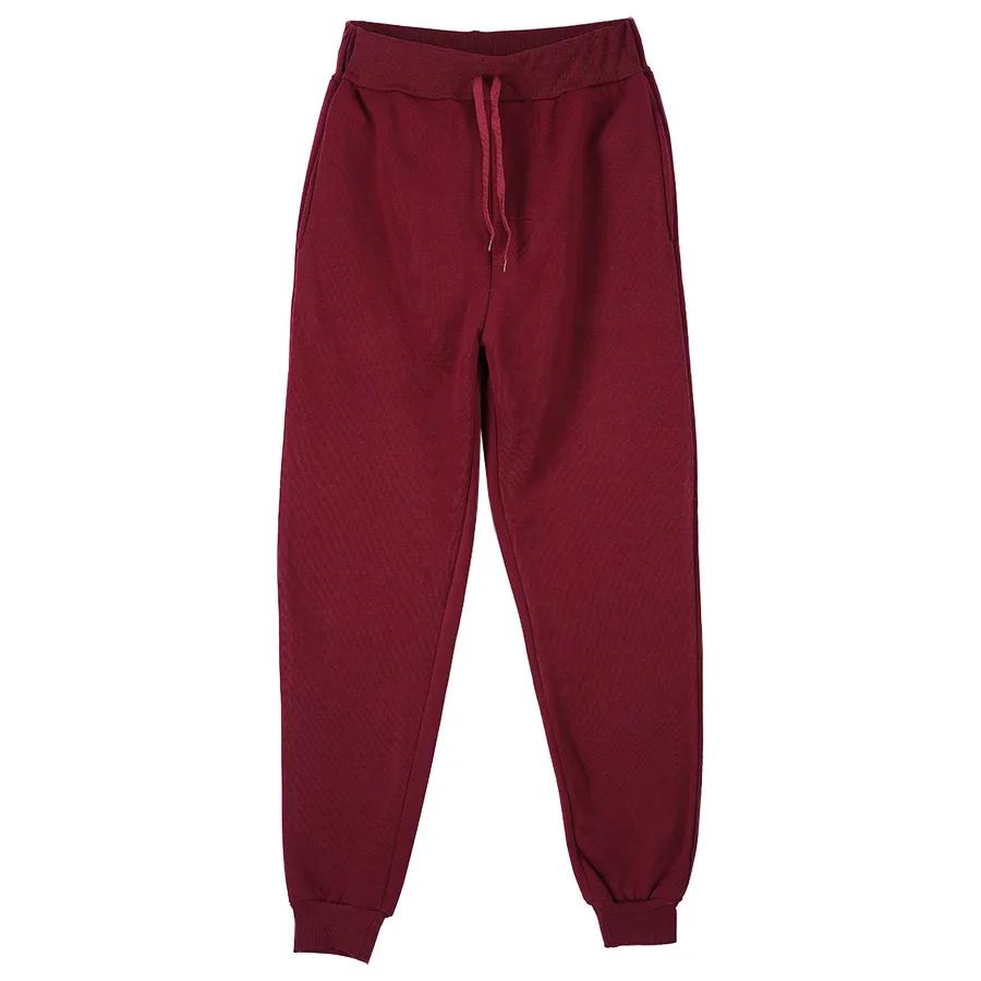 Solid Color Women Pants Pocket Long Autumn and Winter Women's Casual Sports Pants Loose Pants Street Wear