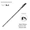 Outdoor Aluminum Trekking Pole/Walking Stick: Straight, T-Grip, Curved, Telescopic Options for Hiking and Skiing.