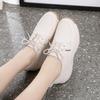 Women's Footwear Leather Driving Comfort Women’s Wedge Sneakers Casual Nurse Loafers for Girls Walking Minimalist Summer Maternity Shoes for Women