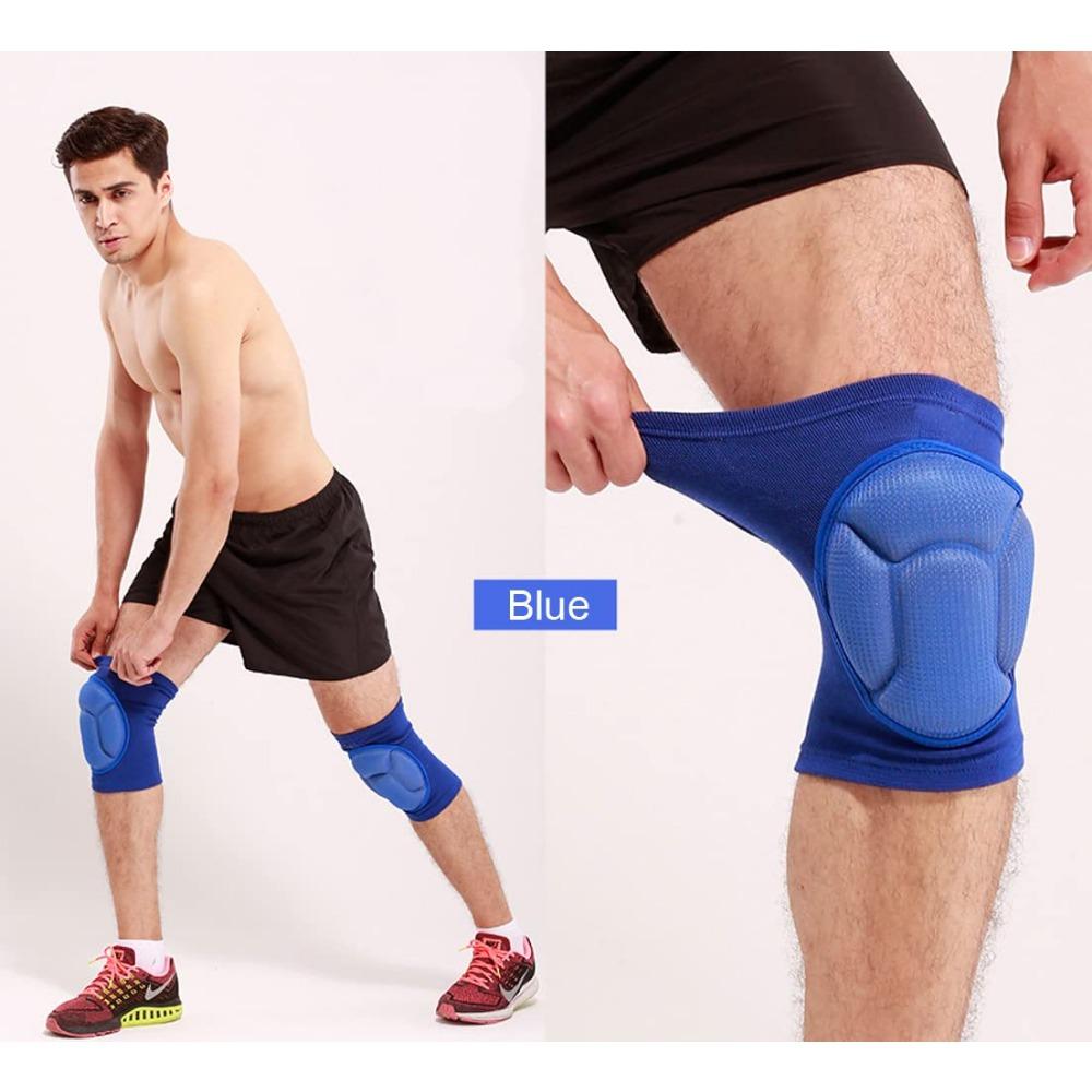 Volleyball Knee Pad  Non-Slip Thickening Anti-Collision Sports Knee Pad Elastic Breathable Knee Brace Ideal Dancing Football Hiking Basketball