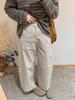 2026 Spring/Summer Women's High Waist Japanese Cropped Straight-Leg Balloon Pants