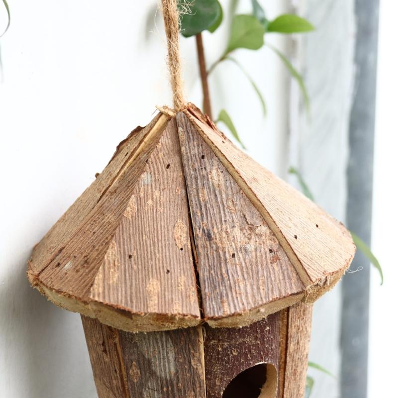 Hummingbird Cage House Outdoor Cage Nest Box Nest Cage Standing Hideouts Hummingbird Toy for Small Bird