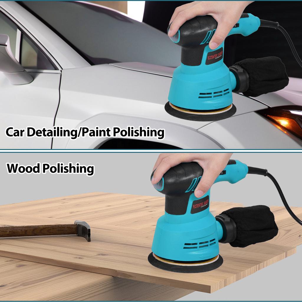 Electric Sanding Machine Low Vibration 5000-12000RPM 6 Speed Sander Machine and Beginners