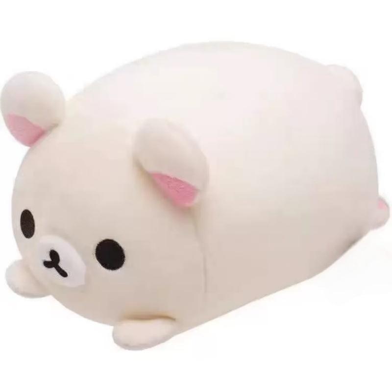Rilakkuma Squishy Palm Bear Figure Plush Delicate Toy Warm Doll Portable Pocket Sized Mochi Texture Uniform Smooth Plush