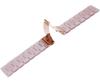 [Kai Tian] Stylish Resin Band 22mm Pink Watch Strap - Watch Band for Men and Women - Replacement Strap
