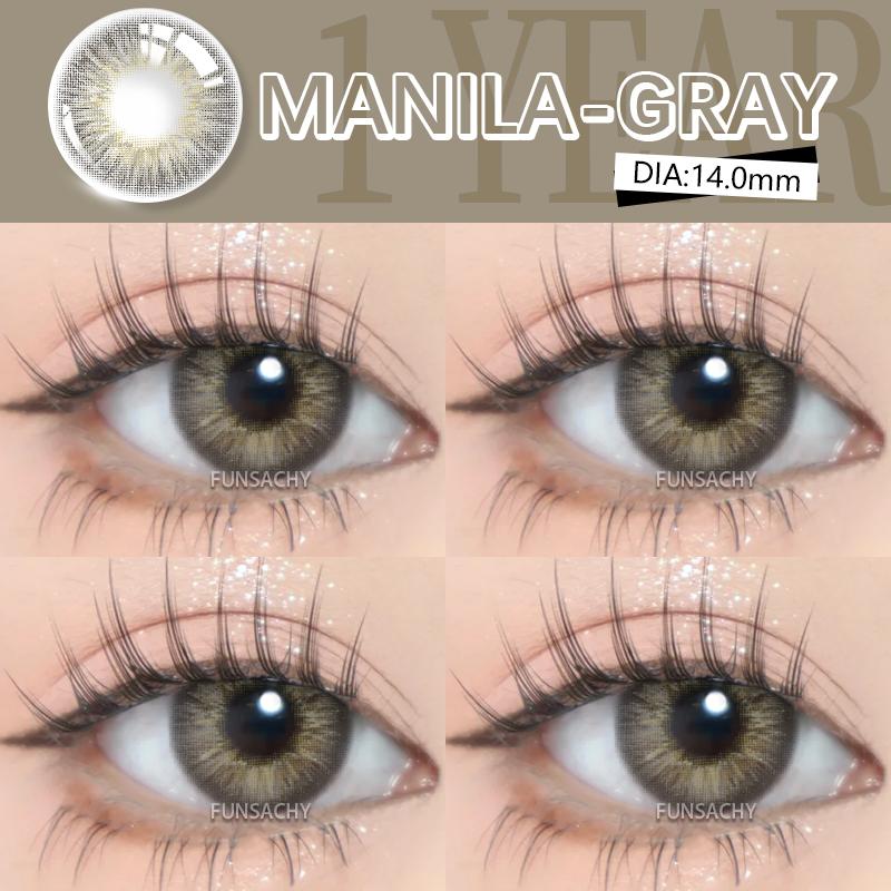 

FUNSACHY 1 пара цветных линз Красивые зрачки Натуральные контактные линзы для глаз Модные косметические синие линзы Зеленые линзы Ежегодно