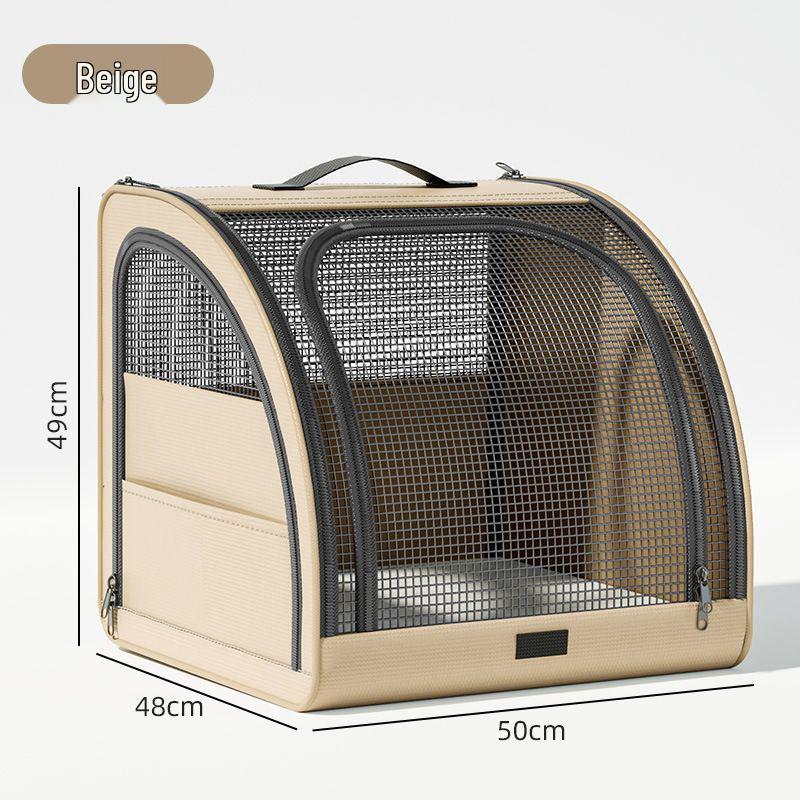 Letto Pieghevole da Viaggio per Animali Domestici e Seggiolino Auto per Cani e Gatti Piccoli