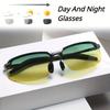 1pc Day & Night Vision Driving Glasses - Sporty Eyewear for Men & Women Perfect for Running Hiking & Fishing