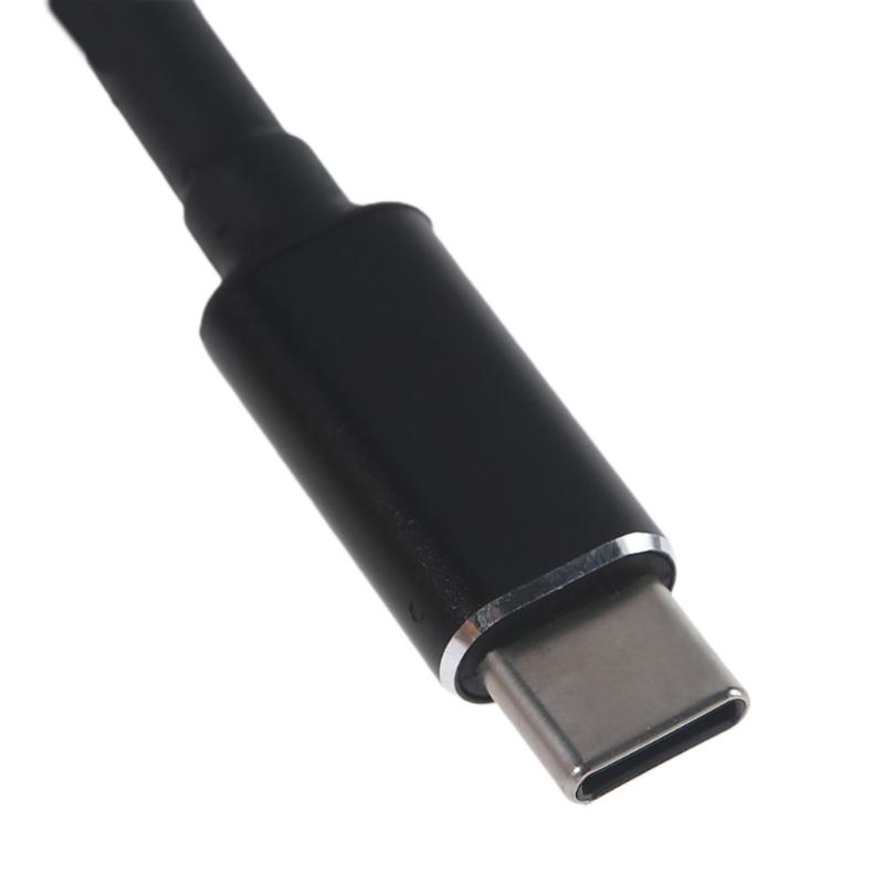 Cabo de Gatilho Emulador PD USB Tipo C USB-C para Plugue de Alimentação DC 18.5-20V 3.5x1.35mm para Laptop