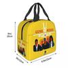 G-Guns-S N-N-S R-Roses-S Insulated Lunch Bag for Women Kids Leakproof Food Boxes Thermal Lunch Box Tote