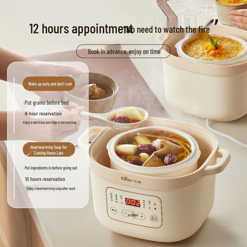 Bear 1.6L Multi-function Electric Stew Pot