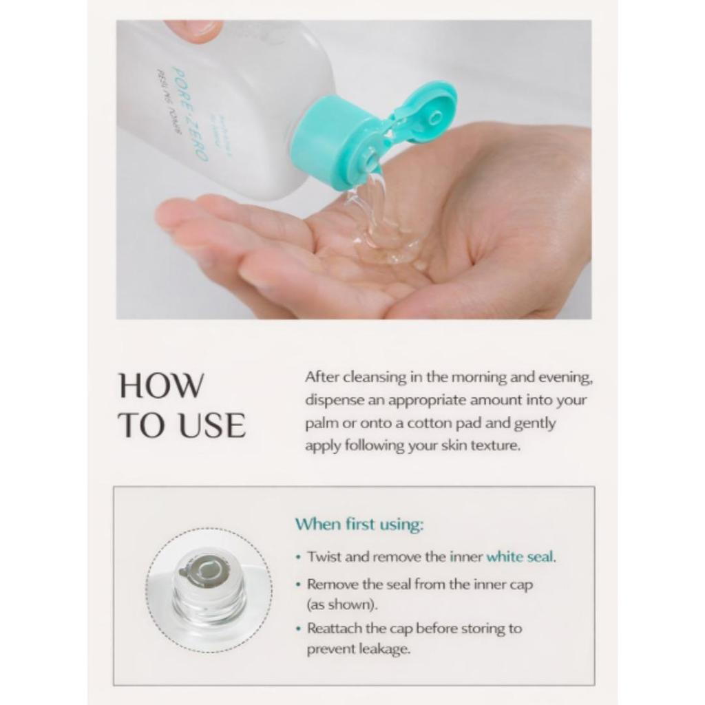 [OBgE] Pore Zero Oil Control Lotion 70ml, Peeling Toner 310ml