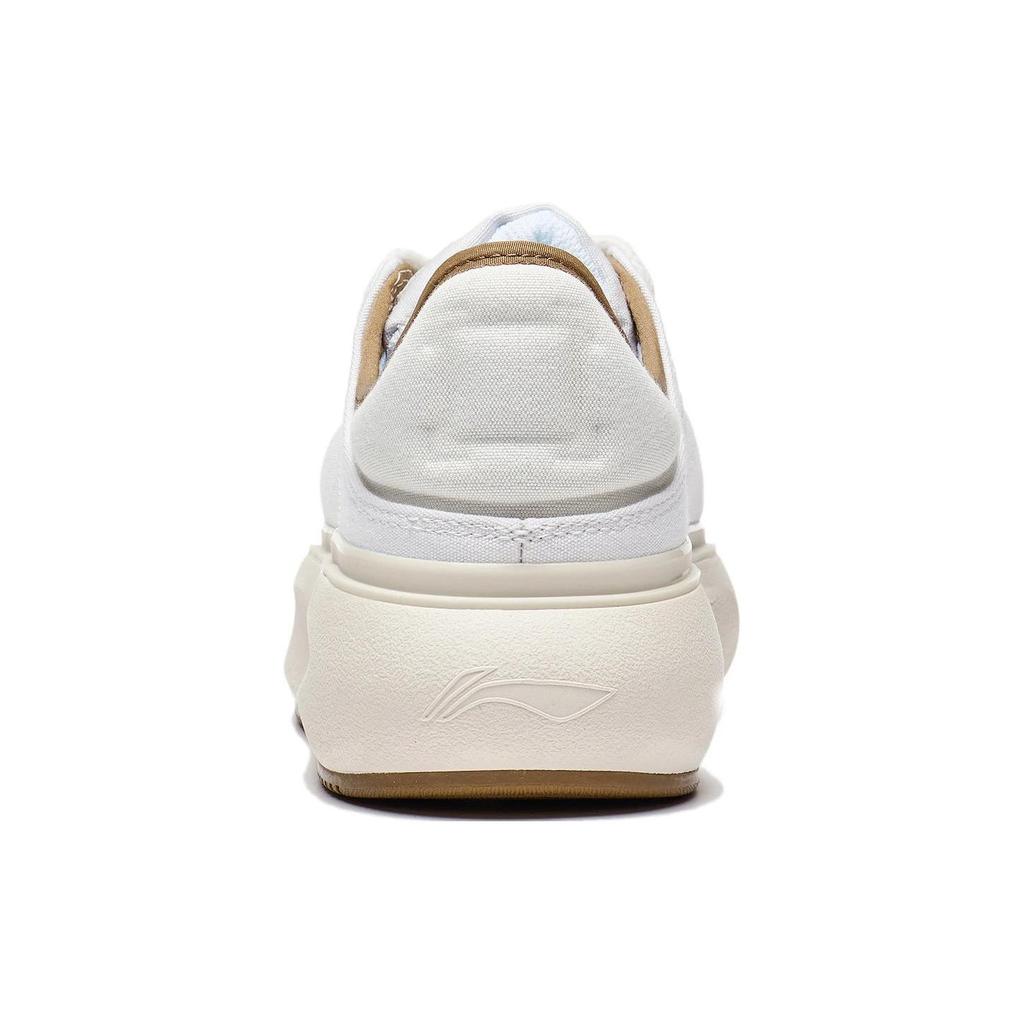 Li Ning Yun You C4D Slip Resistant Abrasion Resistant Low top Casual Shoes Men's Ivory AZGT043-4