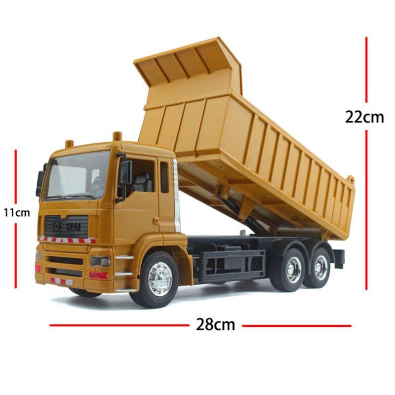 Rc Engineering Truck Remote ControlTransport Truck Power Dump Car Model Children's Toys Boys Birthday Gifts Electric Loader