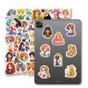 50PCS Cute Princess Diamond Painting Stickers, Waterproof Decals for Phone Case Guitar Water Cup