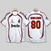0607AC Milan retro jersey Cacanesta Maldini Inzaghi Pirlo long short-sleeved football jersey