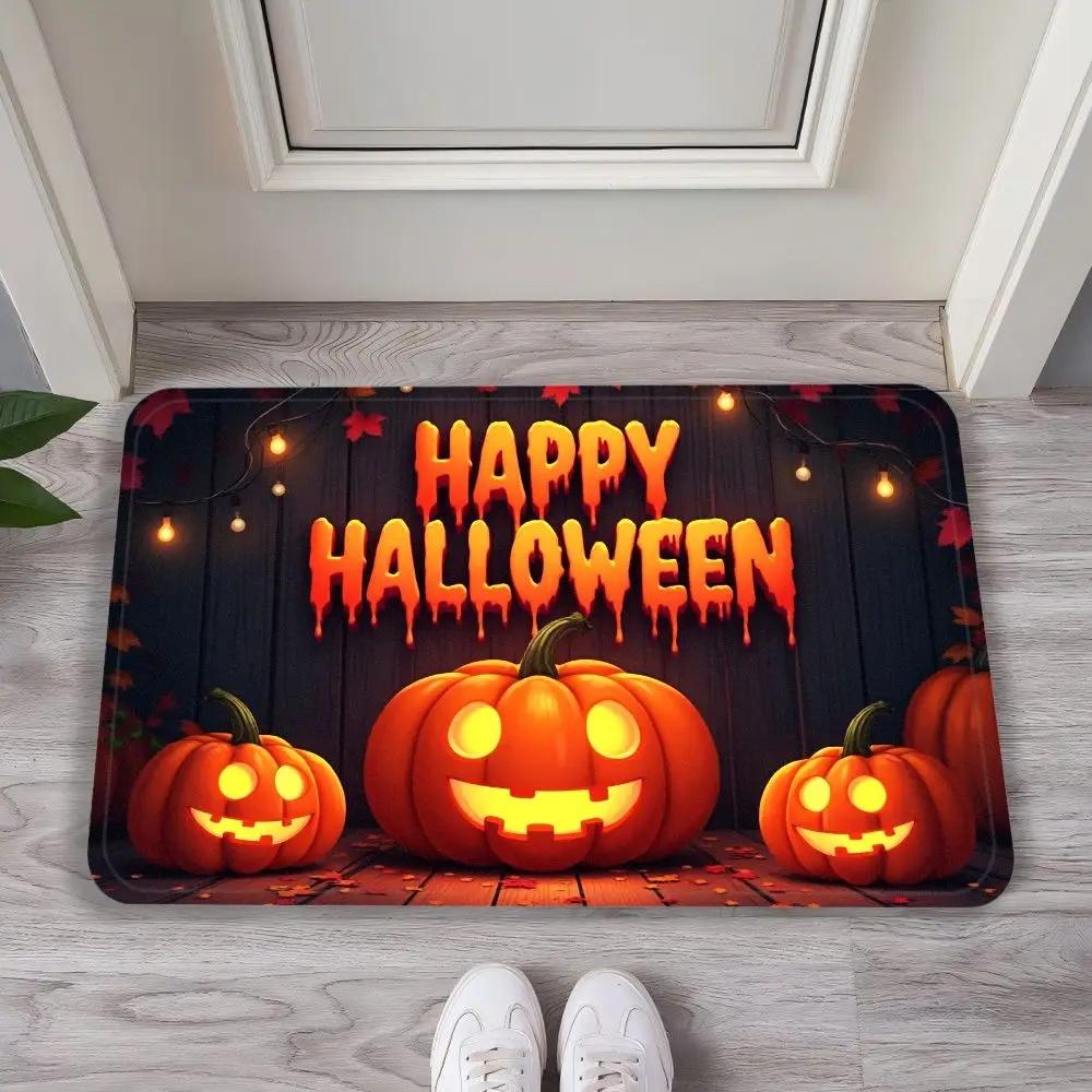 Halloween Carpet, Entrance Door, Foyer, Floor Mat, Bedroom, Bathroom, Festival Set, Scream Mat, Home Decoration
