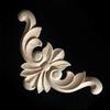 4 X Wooden Carved Corner Onlay Applique Furniture Mouldings Decal Decoration Uk