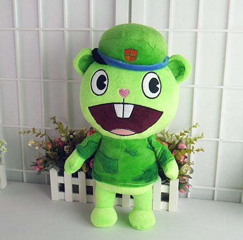 Happy Tree Friends Peluche Nutty Flippy Handy Petunia Flaky Lifty Shifty Sniffles Giggles HTF Figure Giocattoli 40cm Cuscino