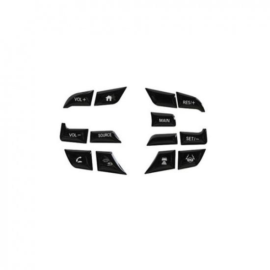 Steering Wheel Button Frame Trim Covers For Honda Accord 2018-