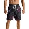 Pantaloncini Casual da Uomo con Elemento Fulmine Oscuro Naturale Europeo e Americano Pantaloni da Spiaggia