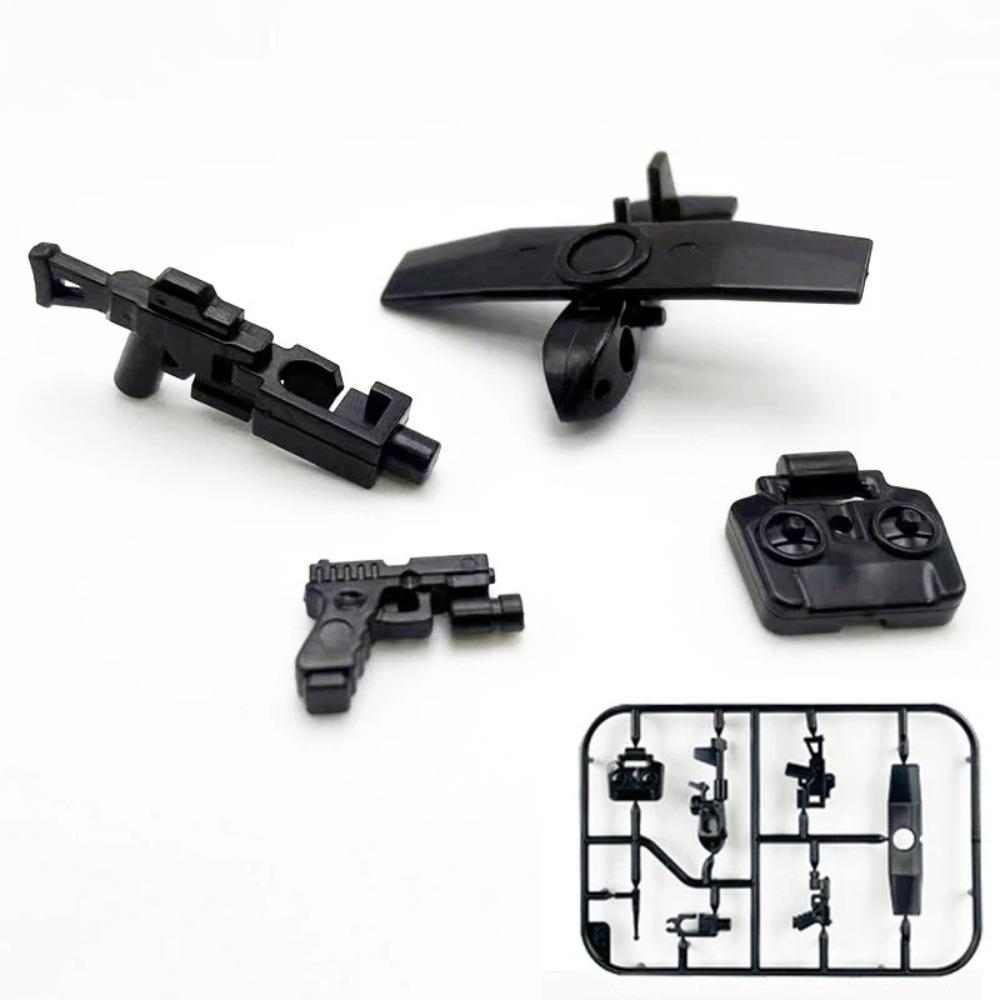 WW2 Military MOC Building Block Soldier Printed Weapon Case Rack Drone Bomb Disposal Mortar Gatling Maxine Gun DIY Toy Gift K046