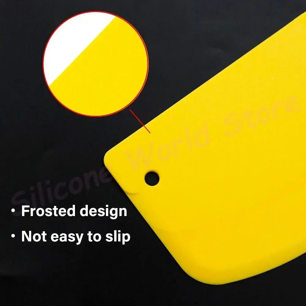 Plastic Scraper Cake Cream Scraper Flour Dough Cutting Knife Intestine Powder Scraper Kitchen DIY Tools Kitchen Baking Tools