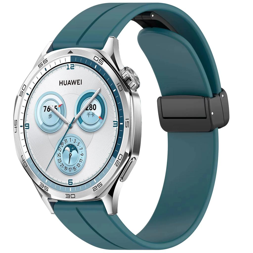 20 22mm Magnetic buckle Strap for Huawei Watch GT6/5/4/GT6 Pro 4 3 2 46mm Silicone Bracelet for Amazfit Balance 2/GTR/GTS 4 Band