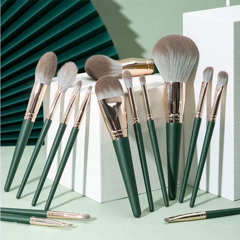 14/15/16pcs Makeup Brush Set Cheek Brush Eye Shadow Brush Portable Beauty Tool Professional Foundation Powder Concealers Eyeshadow Brush
