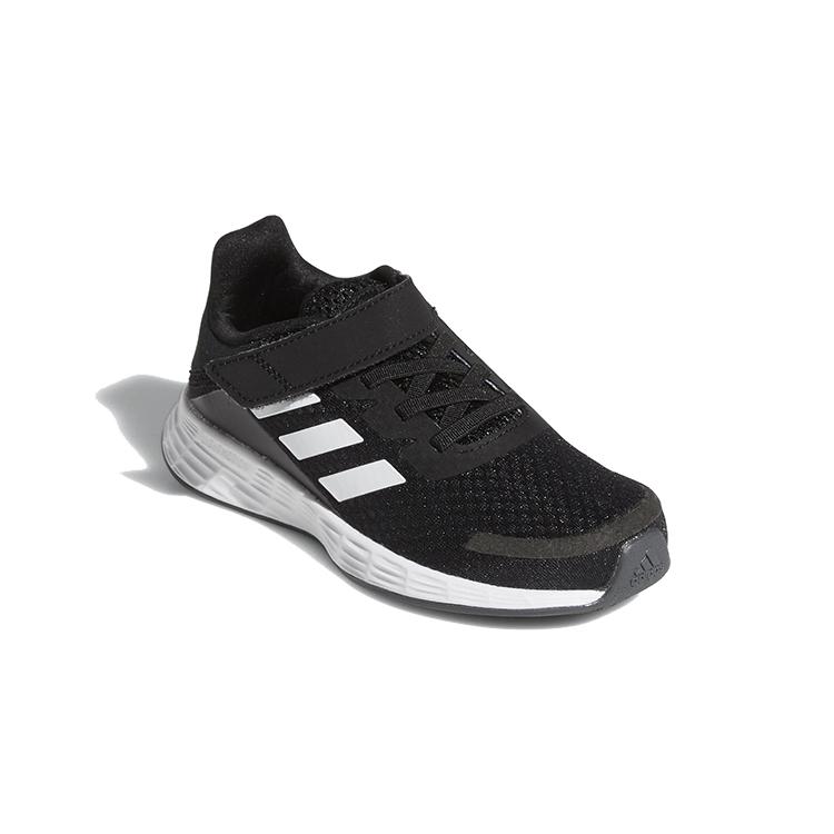 Adidas Duramo Sl Breathable Low top Running Shoes Black White Children Aged 3 7 Years Old FX7314