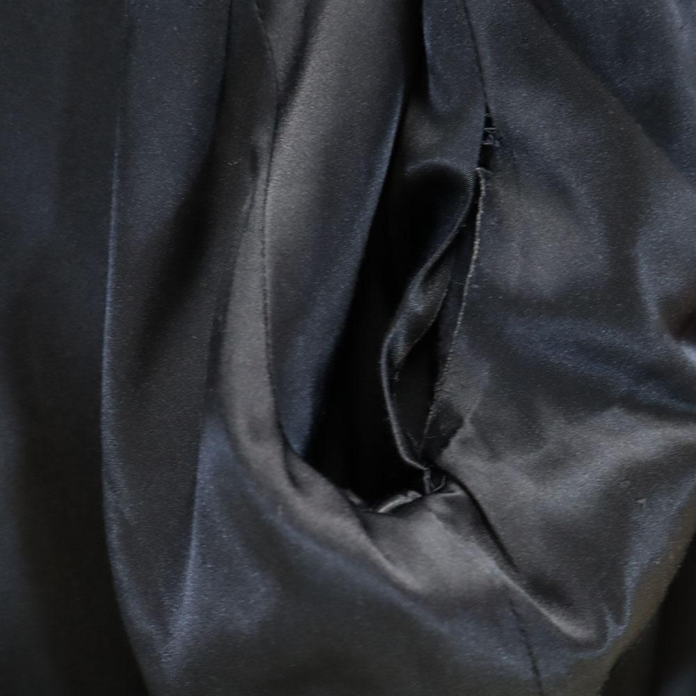 ARMANI COLLEZIONI Angora Blend Chester coat 38 black Men's Used