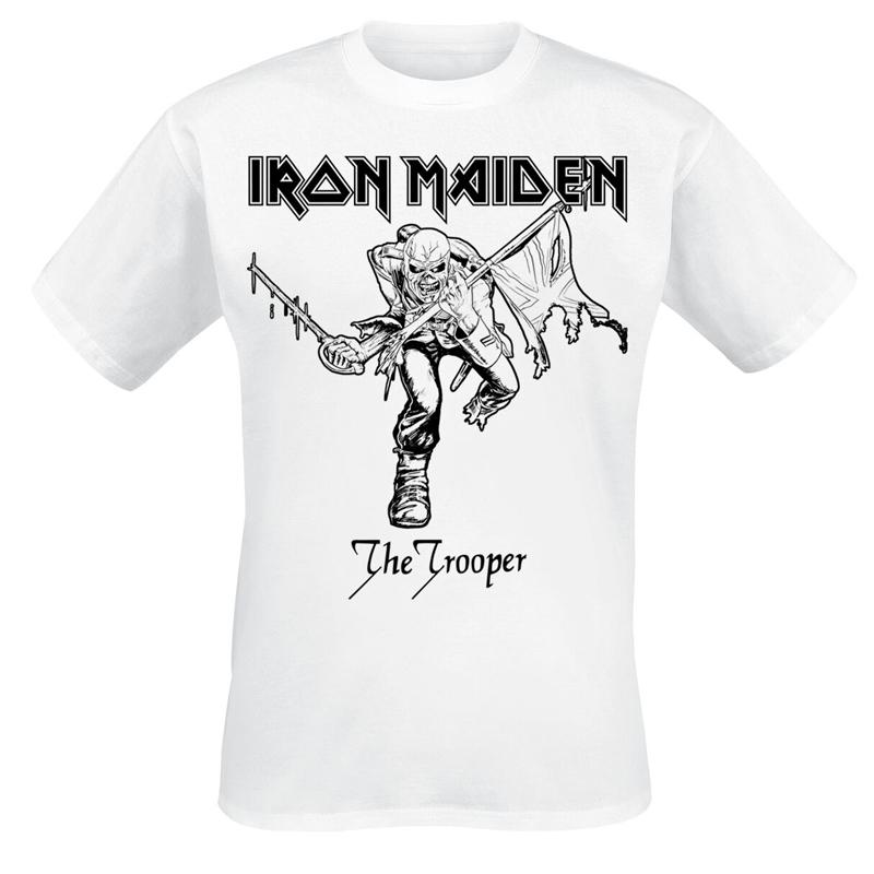 IRON MAIDEN Killers Vintage Grafické Tričko, Oficiální Merch z Turné Kapely, Heavy Metalové Hudební Tričko, Bavlněné Streetwearové Tričko pro Muže