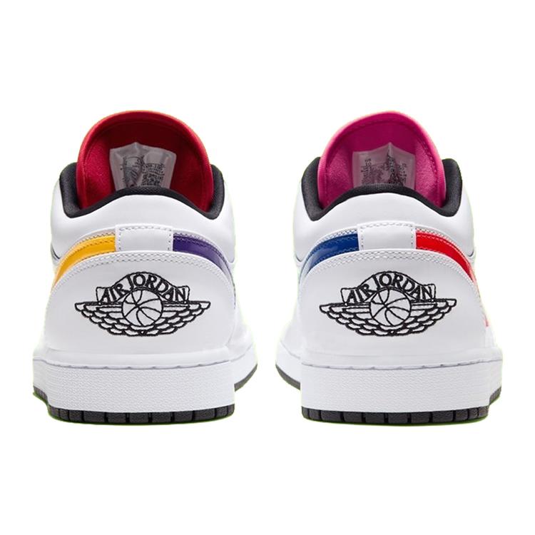 Jordan 1 Low White Multi Color CW7009-100