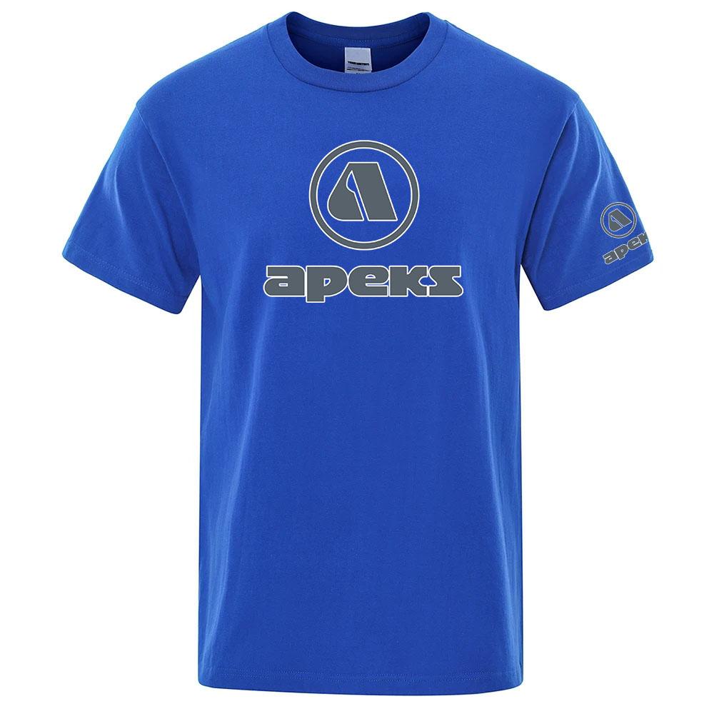 Summer Unisexs Apeks Scuba Diving EquipUnisext Logo Print Casual Solid Color Short Sleeve 2026 Fashionable Comfortable Versatile Top