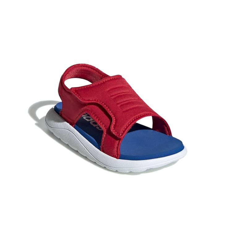 Adidas Comfort Sandal I Comfortable Low top Toddler Shoes Blue Red Infant And Toddler EG2231