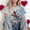 3D printing and dyeing T-shirt women's top