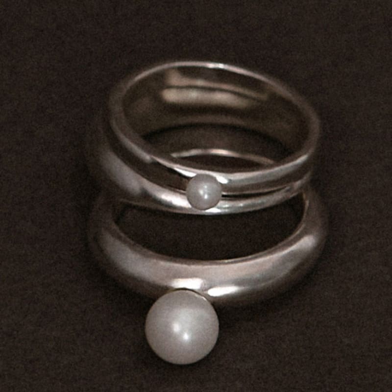 Zney Po Pearl Ring (L)
