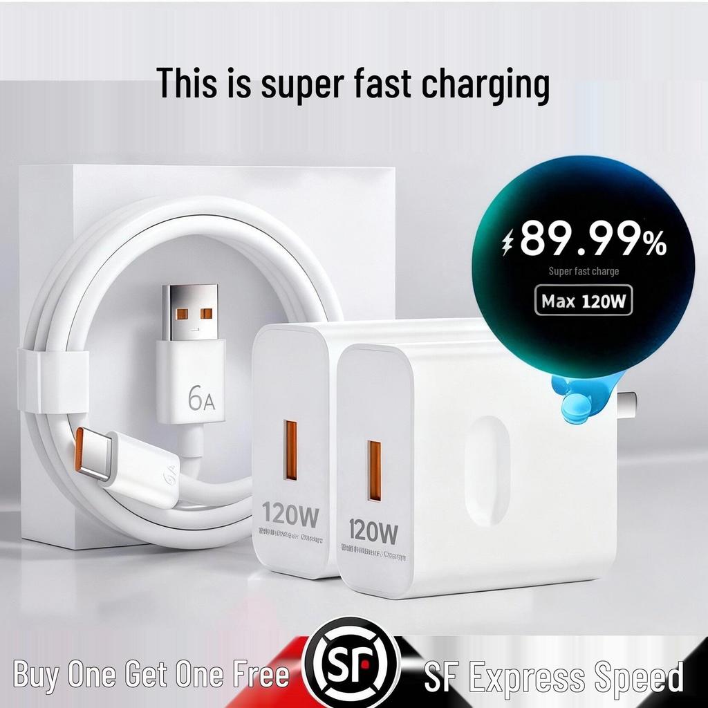 Huawei Compatible 120W Fast Charge Cable for 66W Mobile Chargers